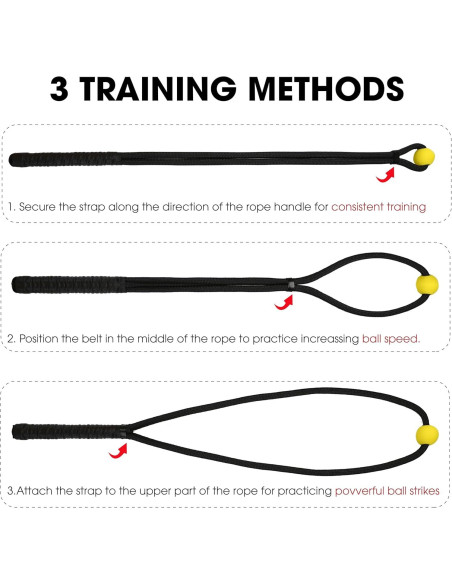 Entrenador de Cuerda para Swing de Golf Marsrut - Nylon 96 cm