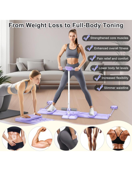 Tabla de Pilates Reformer Plegable Dulvus USpltjsq-001