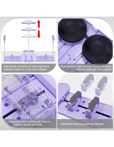 Tabla de Pilates Reformer Plegable Dulvus USpltjsq-001