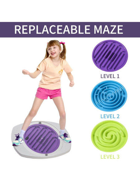 Tabla de Equilibrio Antideslizante TraVisonyx 50.8 cm con Laberinto Tabla de Equilibrio Antideslizante TraVisonyx 50.8 cm con Laberinto