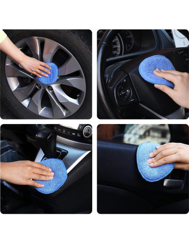 Almohadillas de Cera de Microfibra FONAROLL 12.7 cm - Paquete de 6