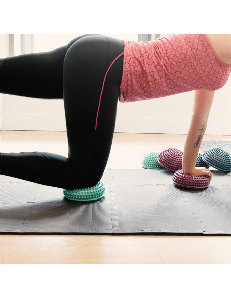 Set de 2 Esferas de Equilibrio Erizo Navaris 16 cm para Yoga