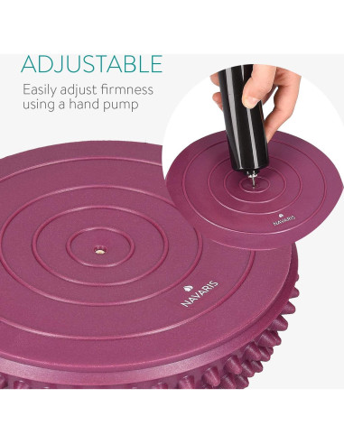 Set de 2 Esferas de Equilibrio Erizo Navaris 16 cm para Yoga