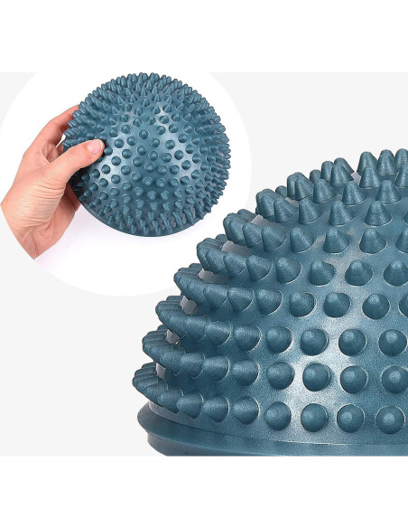 Set de 2 Esferas de Equilibrio Erizo Navaris 16 cm para Yoga