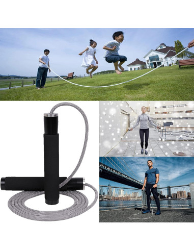 Cuerda de Salto con Peso 480g Ajustable Genérico para Fitness