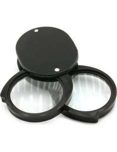 Lupas de bolsillo plegables 2 piezas 5X 10X Genérico 2