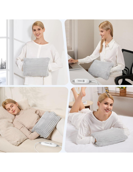 Calentador de Manos Eléctrico SINORIKO Franela Suave 3 Niveles