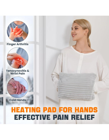 Calentador de Manos Eléctrico SINORIKO Franela Suave 3 Niveles