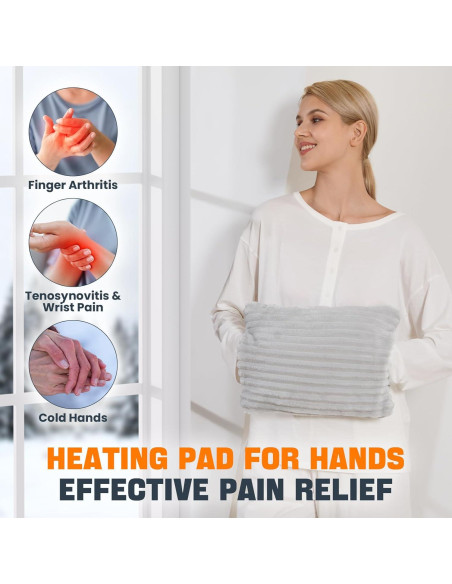 Calentador de Manos Eléctrico SINORIKO Franela Suave 3 Niveles