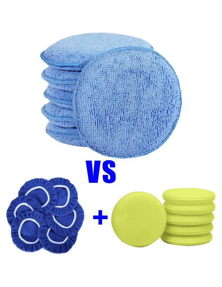 Almohadillas de Cera de Microfibra FONAROLL 12.7 cm - Paquete de 6