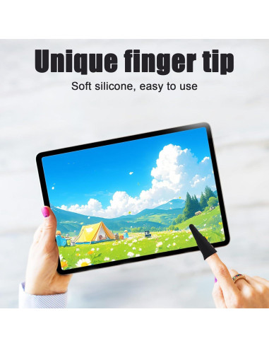 4 Bolígrafos Estilizadores de Silicona Lyreh para Pantallas Táctiles