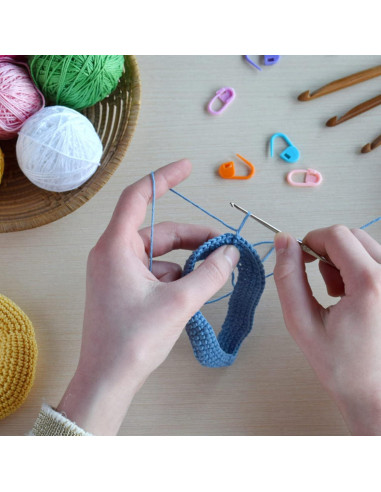 300 Marcadores de Puntos de Tejer SAVITA + 15 Agujas de Coser