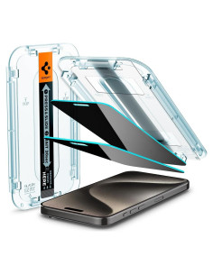 Protector de Pantalla Vidrio Templado Spigen iPhone 15 Pro Max - 2 Unidades