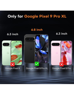 Protector de Pantalla y Lente OMOTON para Google Pixel 9 Pro XL 2