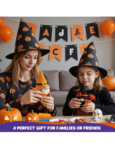 Kit de Crochet Halloween POP COCHE para Principiantes - 3 Gnomos