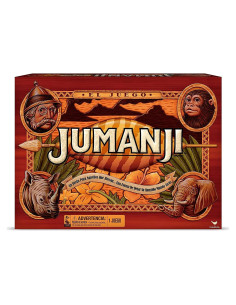 Juego de Mesa Jumanji Original Novo - Aventura para 8 Años