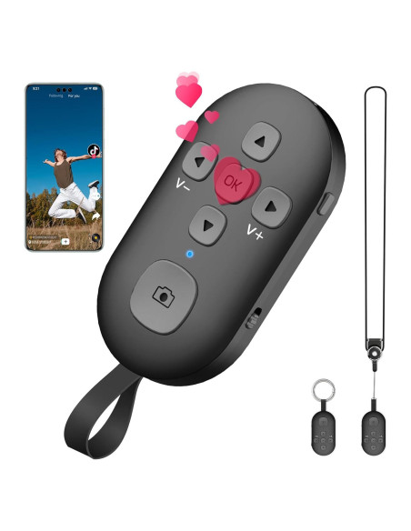 Control Remoto Bluetooth SEANCHEER R1 para TikTok y Kindle