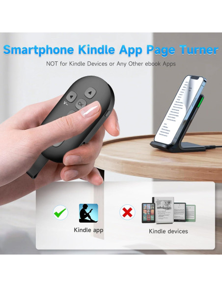 Control Remoto Bluetooth SEANCHEER R1 para TikTok y Kindle