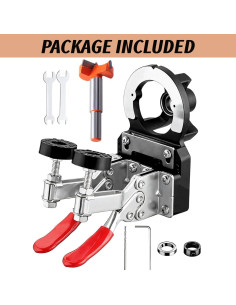 Plantilla de bisagra oculta Zalaxt 35mm ajustable aluminio 2