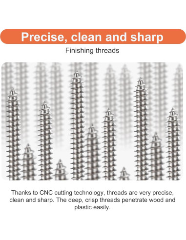 Juego de 560 Tornillos Autoperforantes Neyauo M3/M4/M5/M6 Acero Inoxidable