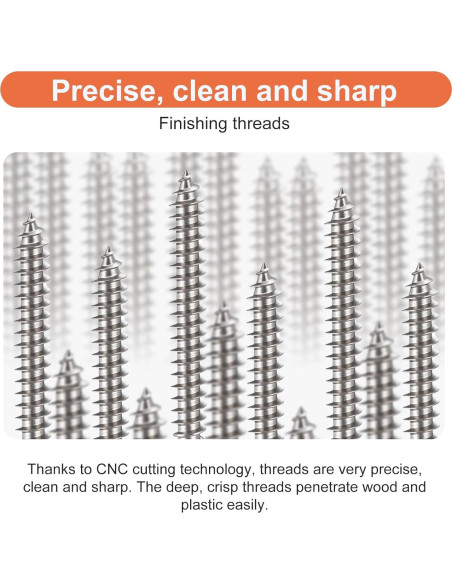 Juego de 560 Tornillos Autoperforantes Neyauo M3/M4/M5/M6 Acero Inoxidable