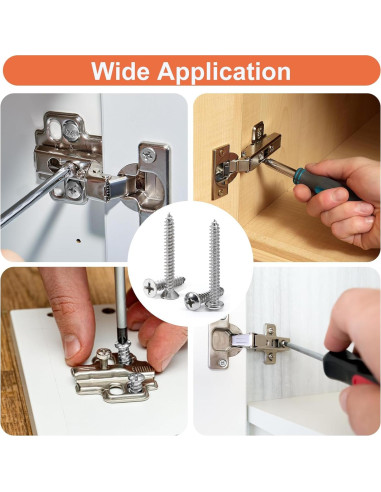 Juego de 560 Tornillos Autoperforantes Neyauo M3/M4/M5/M6 Acero Inoxidable