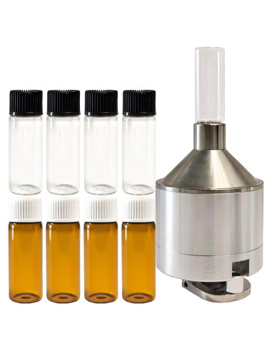 Juego de Molinillos de Especias MuYuDaDi Aluminio Plateado