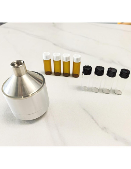 Juego de Molinillos de Especias MuYuDaDi Aluminio Plateado