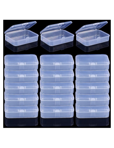 Cajas de Cartas Transparentes Gansita 18 Piezas 10.2x7.5cm