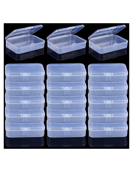 Cajas de Cartas Transparentes Gansita 18 Piezas 10.2x7.5cm