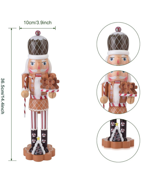 Figura de Cascanueces de Jengibre 36.6 cm Codesteel