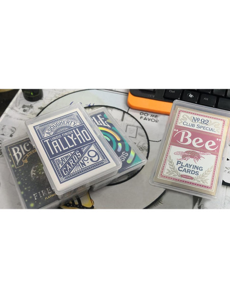 Cajas de Cartas Transparentes Gansita 18 Piezas 10.2x7.5cm