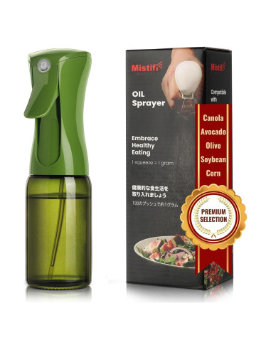 Rociador de Aceite Mistifi 150ml Vidrio Ecológico para Cocina