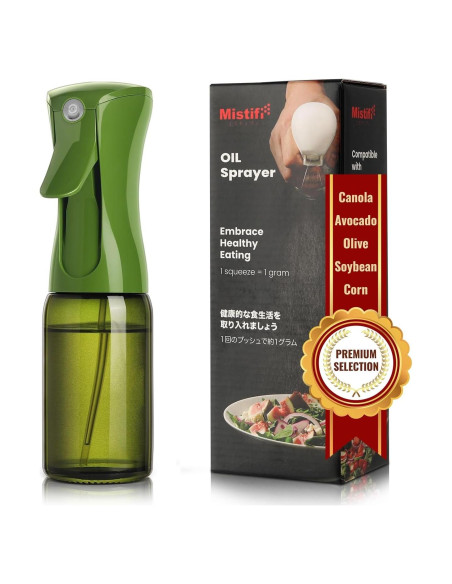 Rociador de Aceite Mistifi 150ml Vidrio Ecológico para Cocina