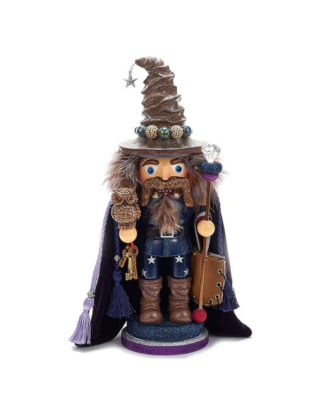 Cascanueces Mago con Búho Kurt Adler 38.1 cm