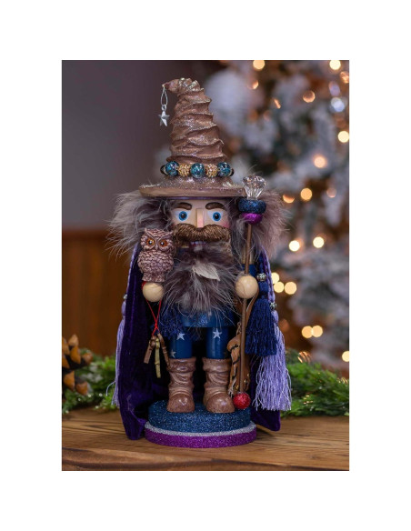 Cascanueces Mago con Búho Kurt Adler 38.1 cm