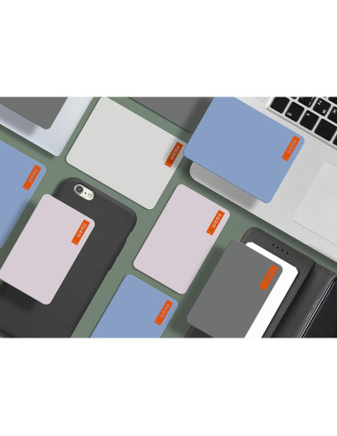 Bloc de Notas de Silicona Reutilizable IPPINKA Gris Claro 8.57x5.38cm