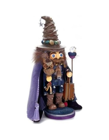 Cascanueces Mago con Búho Kurt Adler 38.1 cm
