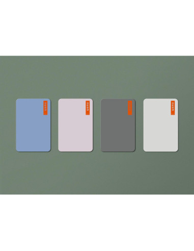 Bloc de Notas de Silicona Reutilizable IPPINKA Gris Claro 8.57x5.38cm