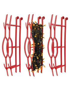 Juego de 6 Enrolladores de Cuerda Edison R&D - Rojo 10cm x 40cm