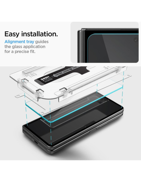 Protector de Pantalla Vidrio Templado Spigen Galaxy Z Fold 5 Protector de Pantalla Vidrio Templado Spigen Galaxy Z Fold 5