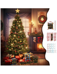 Juego de 6 Enrolladores de Cuerda Edison R&D - Rojo 10cm x 40cm 2