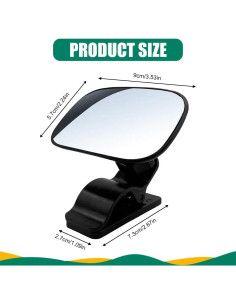 Espejo de Coche para Bebé Lyxheth Ajustable Universal 5.6x8.9cm 2