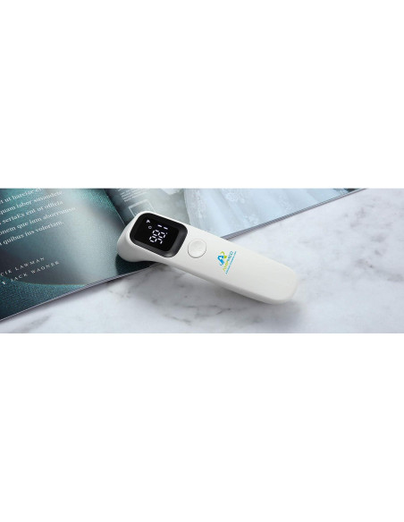 Paquete de 3 Termómetros Digitales Infrarrojos Amplim para Bebés y Adultos