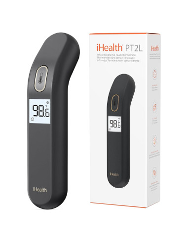 Termómetro Sin Contacto iHealth PT2L Negro - Medición Rápida 1s