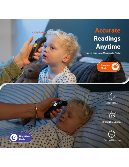 Termómetro Sin Contacto iHealth PT2L Negro - Medición Rápida 1s