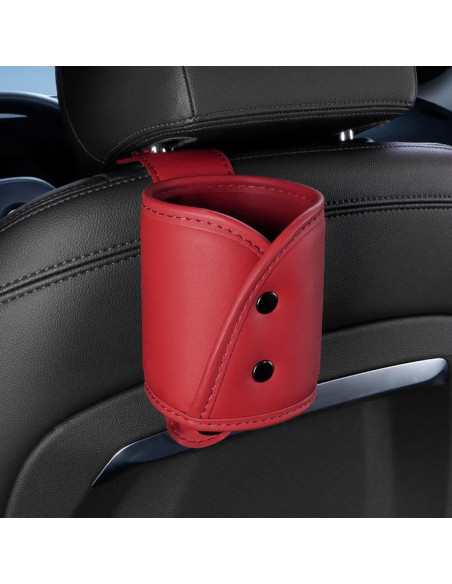 Gancho Soporte Taza Automóvil FALVFUN Rojo Ajuste Universal