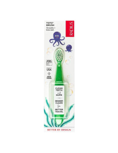 Cepillo de Dientes RADIUS Totz Extra Suave Verde 1 Unidad
