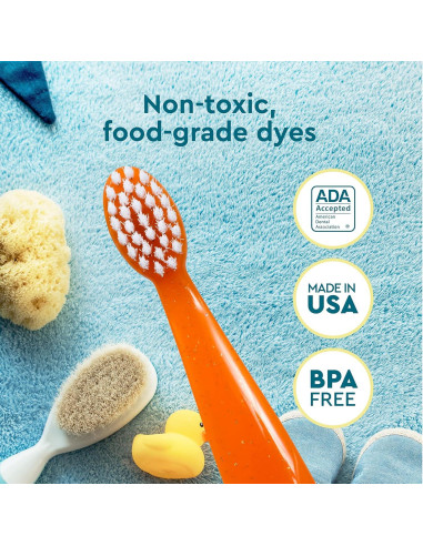 Cepillo de Dientes RADIUS Totz Extra Suave Verde 1 Unidad