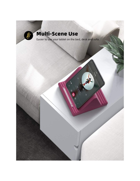 Soporte de Almohada para Tableta Lamicall PL01-PR Rojo 6 Ángulos